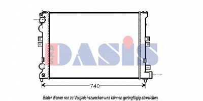 AKS DASIS 060660n -  Радиатор, охлаждение двигателя